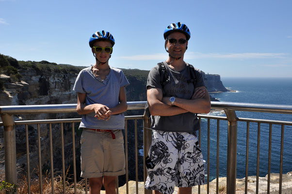 Mit dem Mietfahrrad unterwegs im Sydney Harbour National Park (bei Manly)