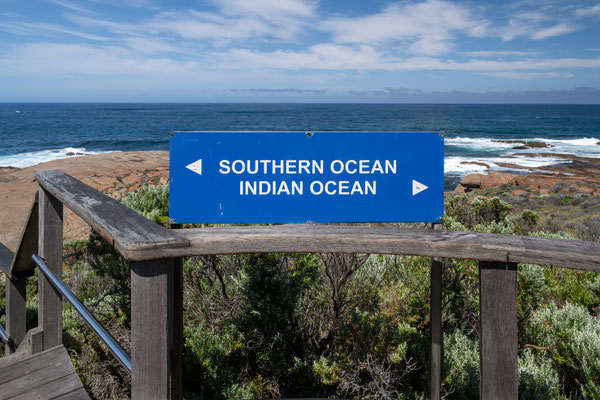 Cape Leeuwin Lighthouse - zwei Ozeane treffen zusammen
