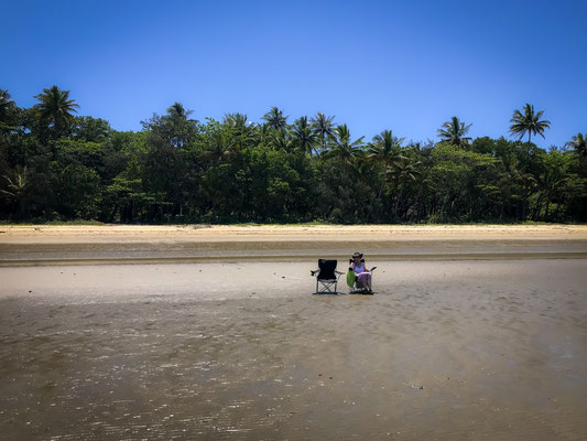 Wonga Beach bei Ebbe