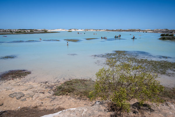 Dampier Peninsula, die Lagune von Coconut Wells
