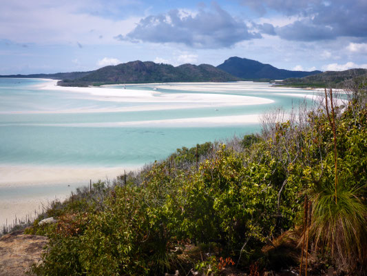 Hill Inlet, Whitsunday Island - Aussicht vom Lookout
