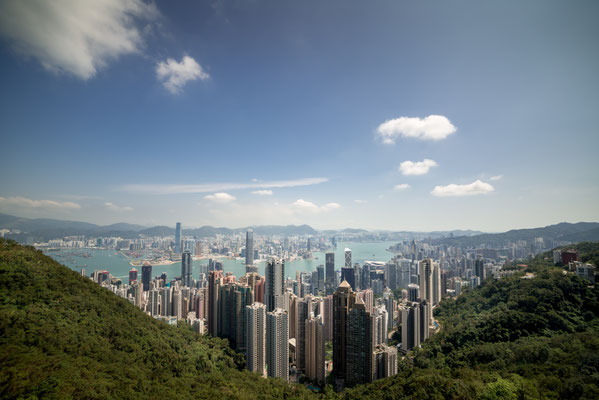 Victoria Peak - Aussicht über Hong Kong