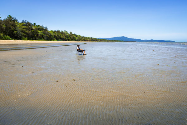 Wonga Beach bei Ebbe
