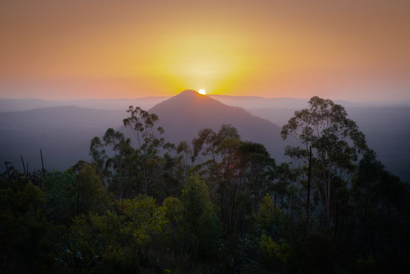 Auf dem Mount Beerburrum - Sunset