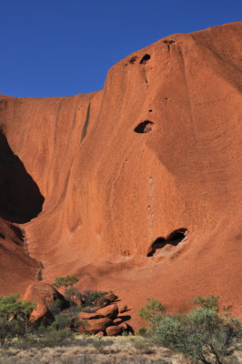 mit dem Auto um den Uluru