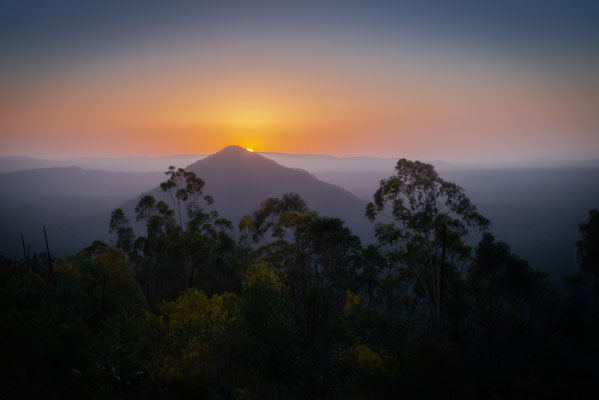 Auf dem Mount Beerburrum - Sunset