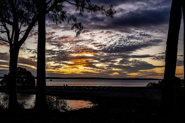 Rainbow Beach - Carlo Point bei Sonnenuntergang