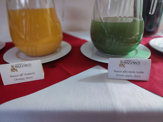 Hotel Mazzanti in Verona - Frühstück
