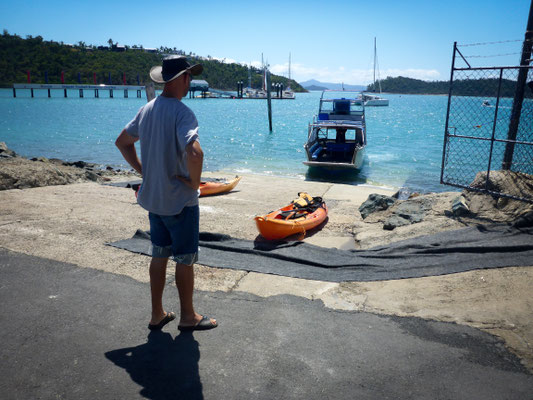 Shute Harbour (Hafen von Airlie Beach) - unser Boot