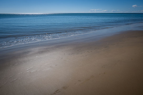 Hervey Bay - der Strand bei Flut