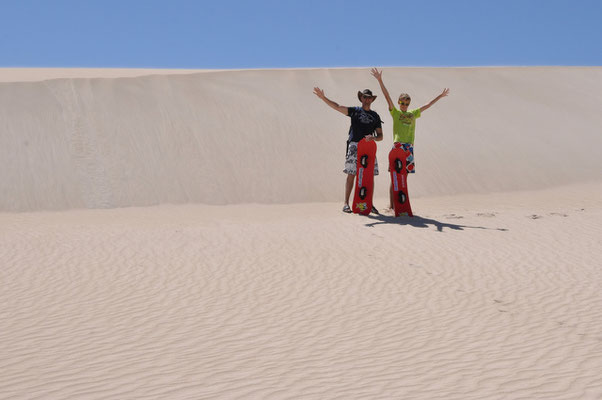 Kangaroo Island - Little Sahara - Sandboarding