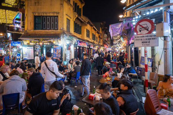 Hanoi - Old Town - Ta Hien Beer Street