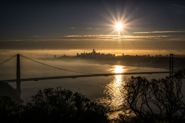 Hawk Hill after Sunrise - San Francisco