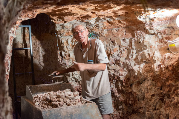 in der Mine