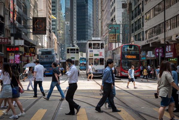 Hong Kong Island - Des Voeux Road