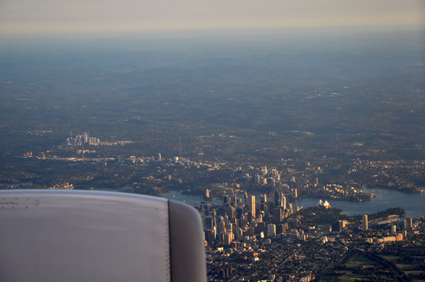 Anflug auf Sydney