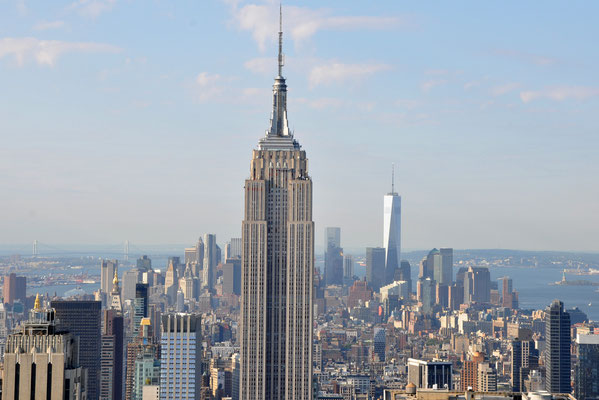 Auf dem Rockefeller Center - Top of the Rocks