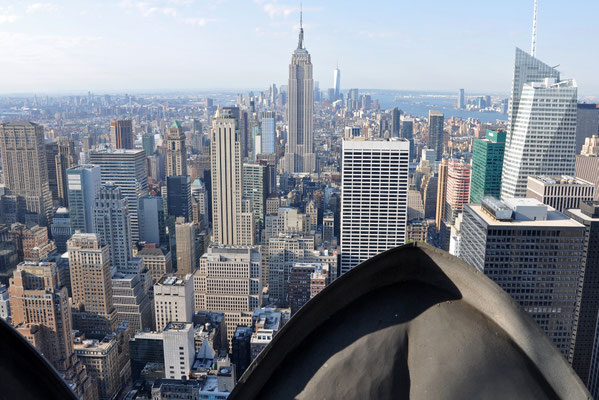 Auf dem Rockefeller Center - Top of the Rocks