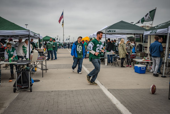 beim Metlife Stadium, New Jersey - Parkplatz-Party