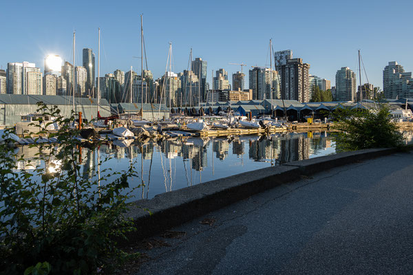 Stanley Park - Sicht zur Skyline