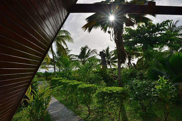 Ausblick von unserem Beach-Chalet