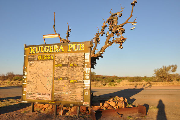 Auf dem Stuart Highway - Kulgera Roadhouse