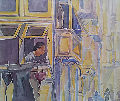 Malta*, Aquarell 60 x 80