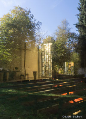 Spiegelung in der ev. Kirche Bad Wurzach
