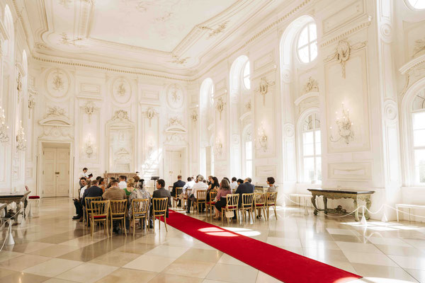 standesamtliche Trauung im Schloss Hof