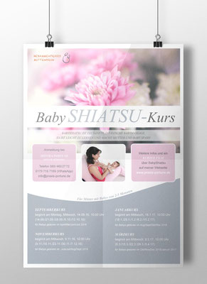 Plakatgestaltung München, Grafikdesign,Schlumberger, Kunde Heilpkraktikerin Portune