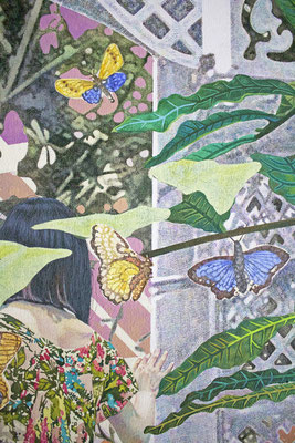 Part of the painting "From here to somewhere..." 