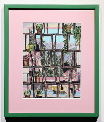 "Magazine#4"  21.5×28.9cm Acrylic on cotton Commission Work for ZEIT-Magazine