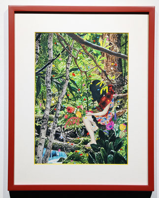 "Magazine#7" 24.3×34cm Acrylic on cotton Commission Work for ZEIT-Magazine