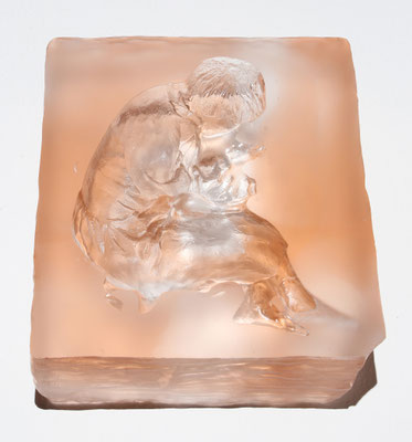 "Interval #1"   Glass Casting 6.5x23.0x19.5cm