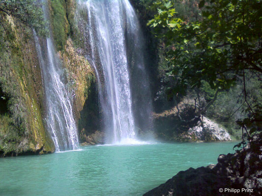 Wasserfall bei Corbières