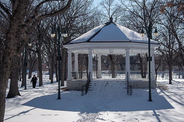 04.04.2018. The Gazebo. Island Park. North Dakota