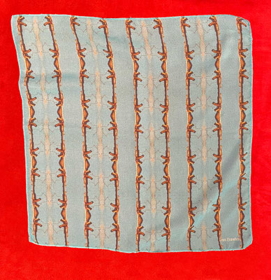 Motiv 4: Print auf Chiffon, 100% recyceltes PET, 40 x 40