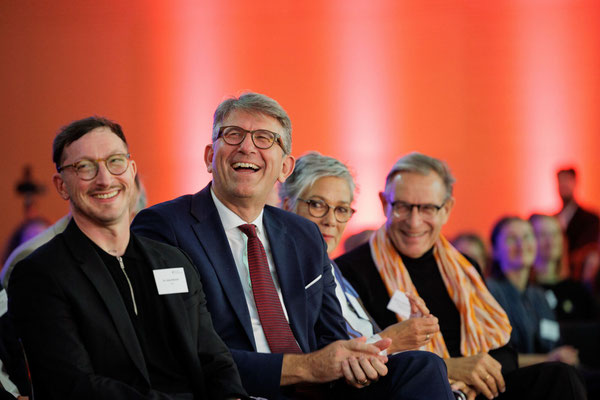 Wolfram Weimer und Jörg Albrecht im Publikum