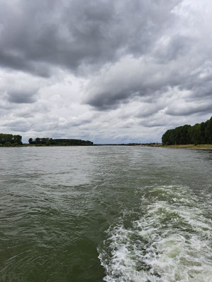 Auf dem Rhein zu Berg; WILLIs Schraubenschlag (© Andy R. 17.09.2025)