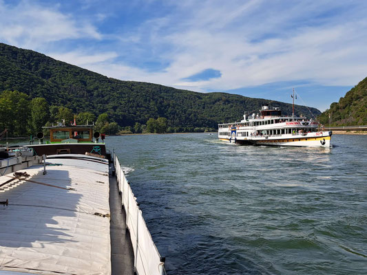 Fahrgastschiff GOETHE (Baujahr 1913) der Köln-Düsseldorfer Deutsche Rheinschiffahrt KD (© Andy R. 20.09.2025)