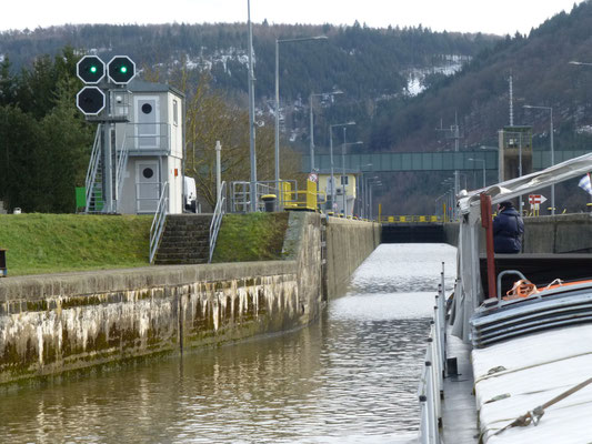 Schleuse Faulbach, Unterwasser