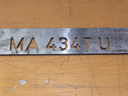 fertige Schablone «MA 4347 U» (© Thomas W.)