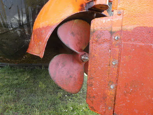 Tunnel, Propeller und Rudervorschneider hochdruckgereinigt © Günther B.