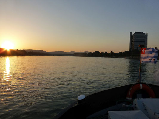 Sonnenaufgang oberhalb von Bonn (Rhein) 14.09.2016 07:27 © p-m