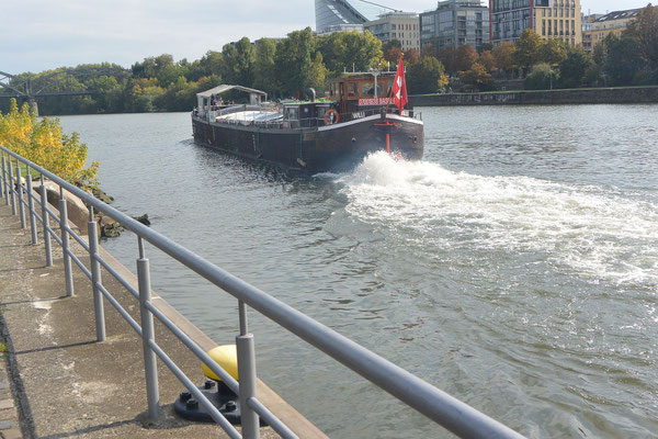 "Abschied" (Frankfurt am Main, Weseler Werft, Main-km 36.4)  © Harald H.