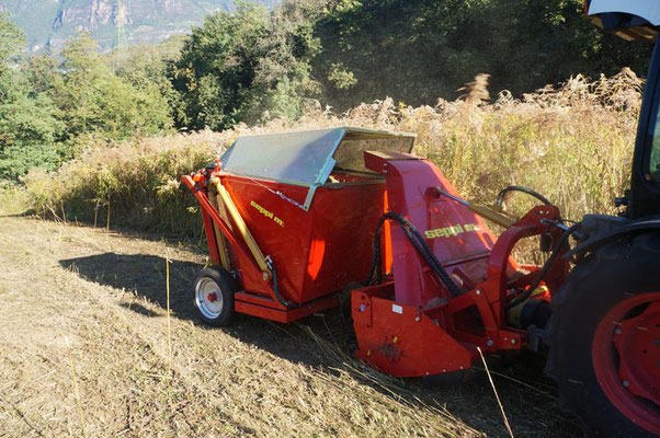 SEPPI M. Mulcher mit Sammelbehälter S7 drago