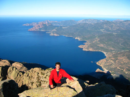 Au sommet du Capu d'ortu (Corse)