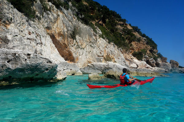 Kayak de mer Sardaigne