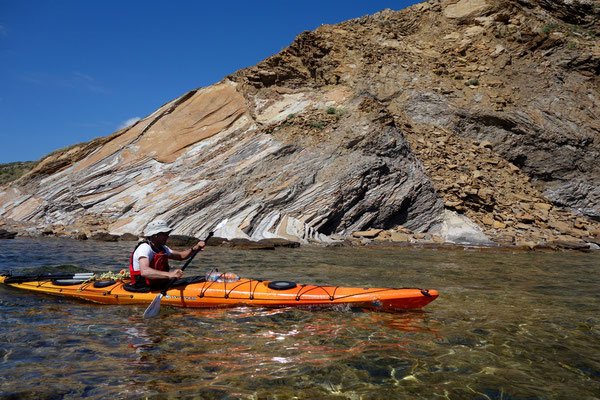 Kayak de mer à Minorque (côte Nord)