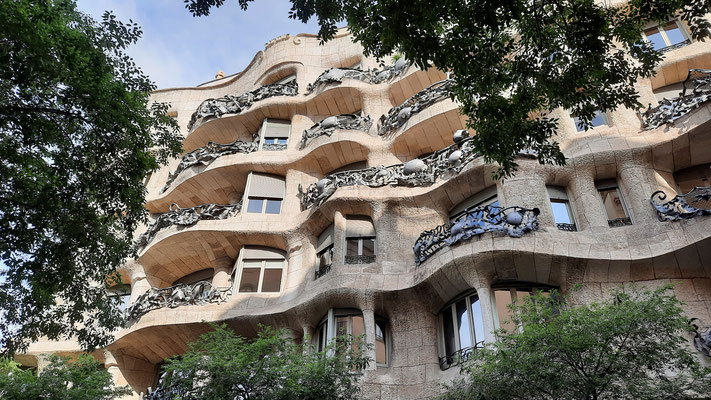 Casa Mila - ebenfalls von Antoni Gaudi